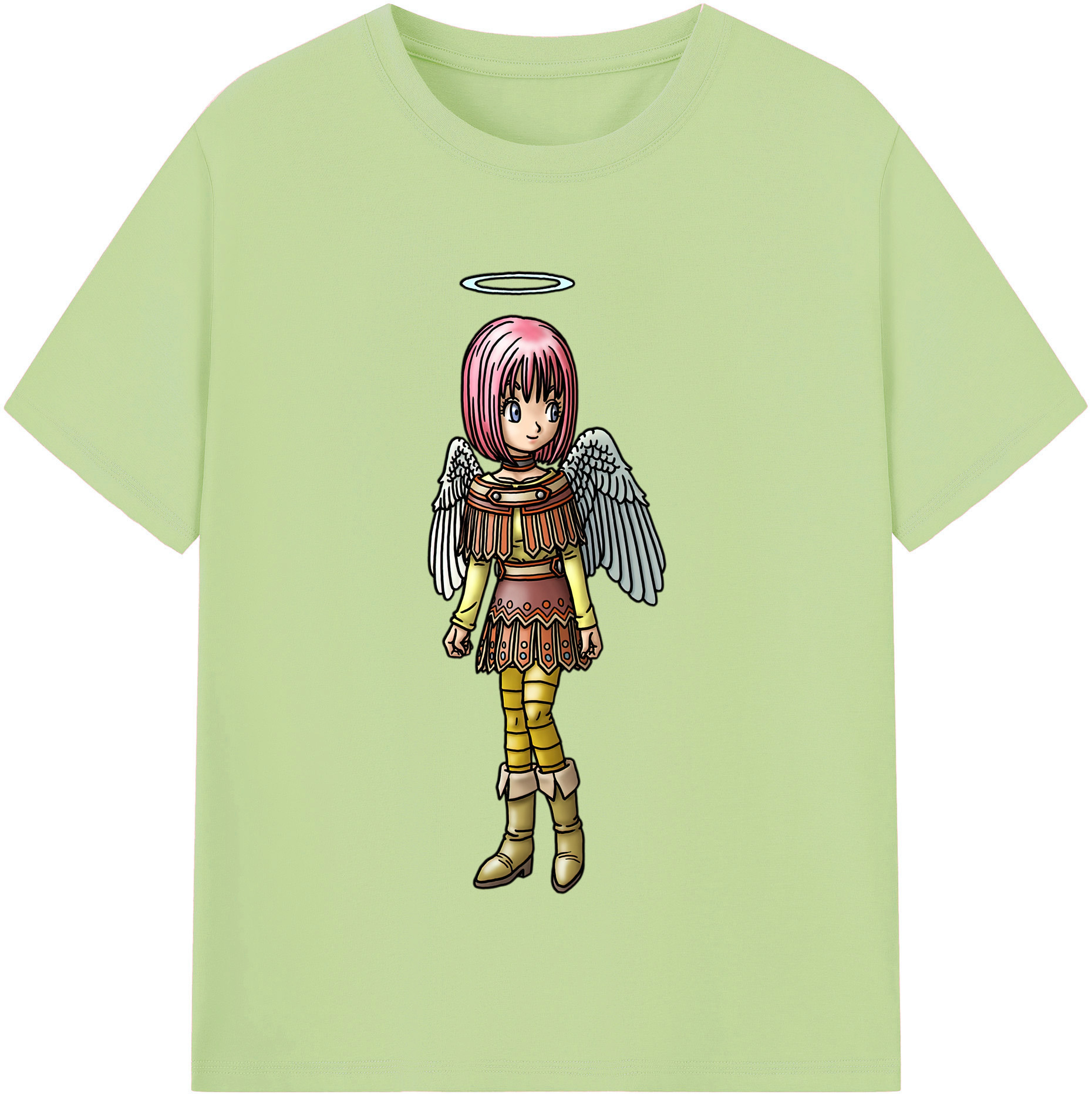 （画像用） ドラゴンクエスト Doragon Kuesuto Dragon Quest 綿100％半袖Tシャツ（フロントプリント）